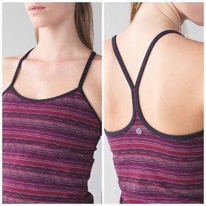 ⬇️ Lululemon Athletica Plum Space Dye Power Y Tank